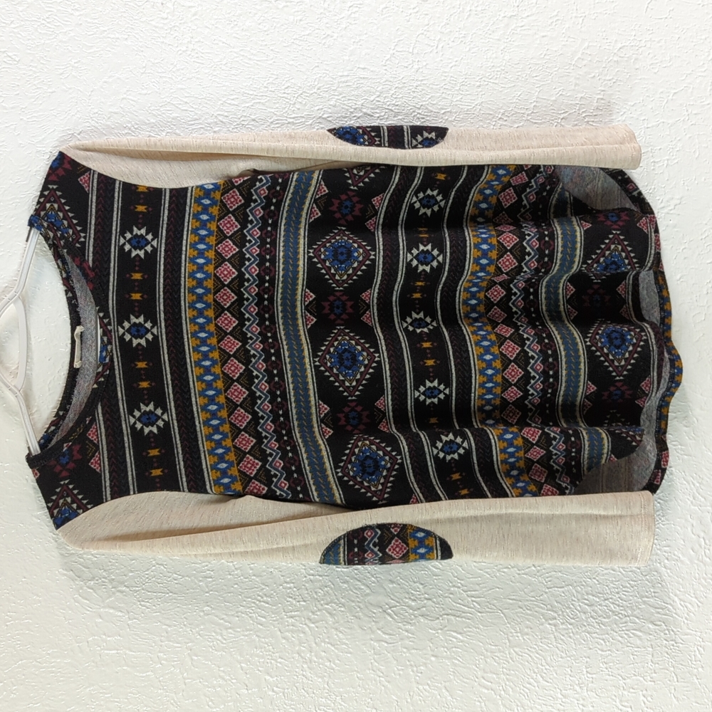Aztec long sleeved top